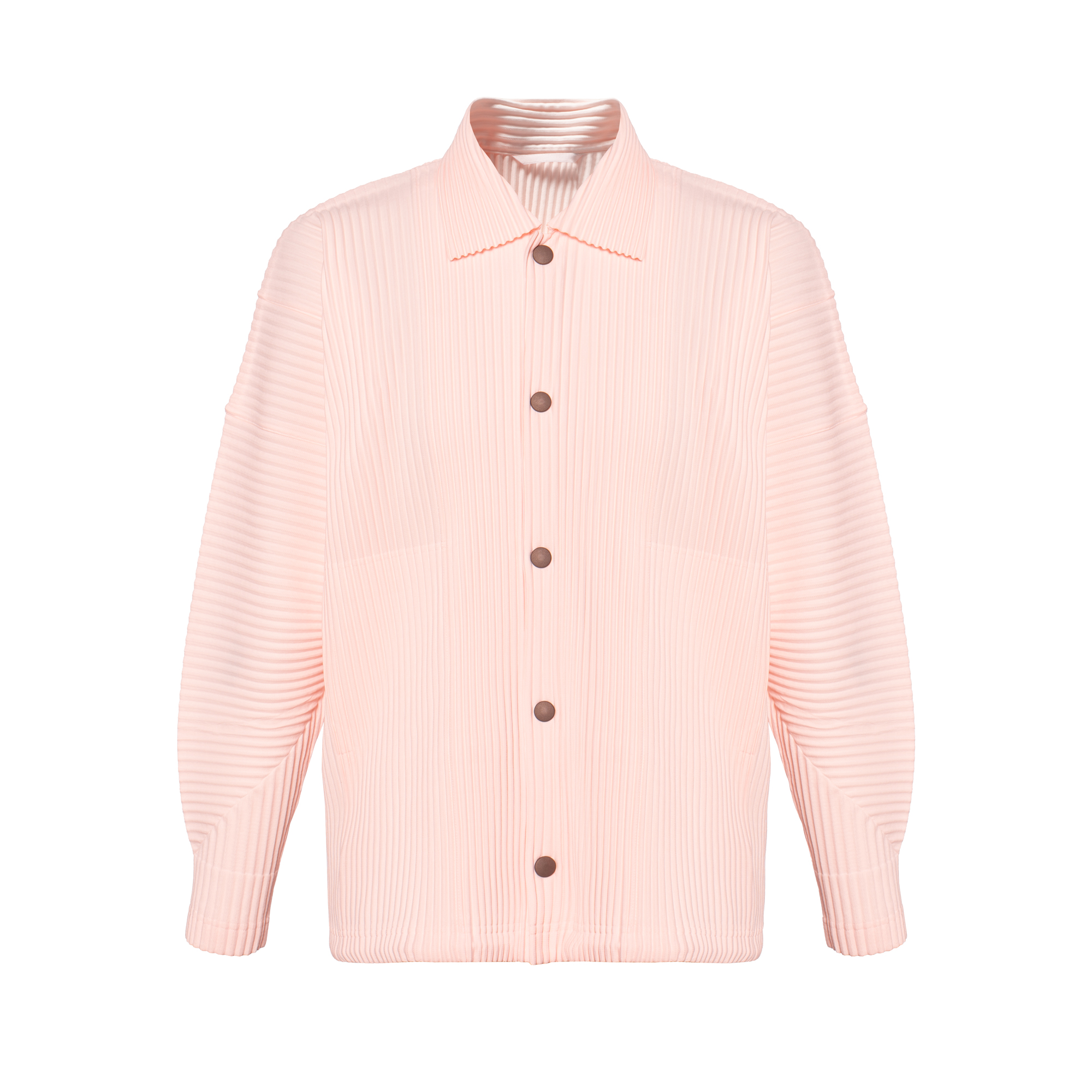 HOMME PLISSÉ ISSEY MIYAKE FW24 Pink Pleated Single-Breasted Jacket HP48JC106-20