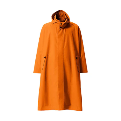 HOMME PLISSÉ ISSEY MIYAKE Hooded Long-Sleeve Jacket Orange Menswear HP12FA022-32