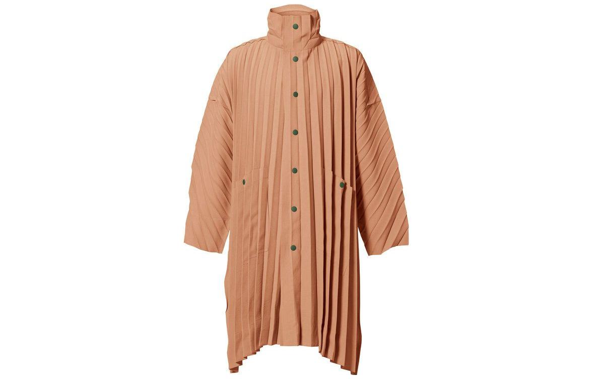 HOMME PLISSÉ ISSEY MIYAKE Orange Long Pleated Single-Breasted Jacket HP11FA008-30