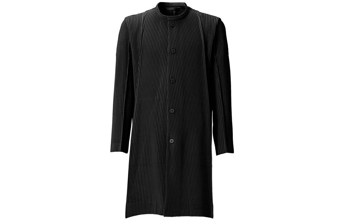HOMME PLISSÉ ISSEY MIYAKE Pleated Mid-Length Jacket Men’s HP01JA219-14