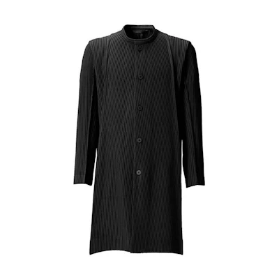 HOMME PLISSÉ ISSEY MIYAKE Pleated Mid-Length Jacket Men’s HP01JA219-14