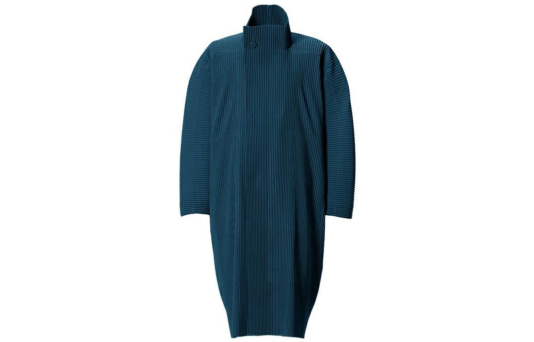 HOMME PLISSÉ ISSEY MIYAKE Pleated Single-Breasted Long-Sleeve Jacket Men HP03JA115-74