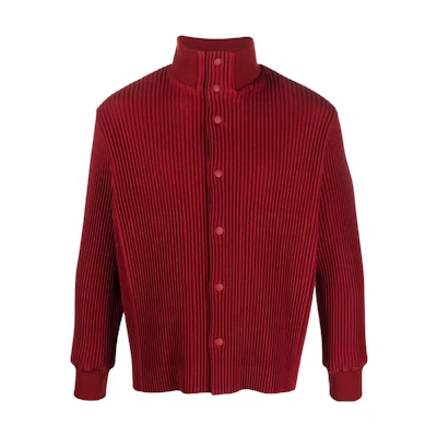HOMME PLISSÉ ISSEY MIYAKE Red Single-Breasted Casual Long Sleeve Jacket HP38FC308-24