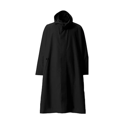 HOMME PLISSÉ ISSEY MIYAKE Solid Black Hooded Long Sleeve Jacket () HP12FA022-15