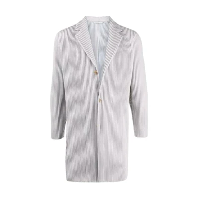 HOMME PLISSÉ ISSEY MIYAKE Solid Color Button-Up Jacket HP18JD202-11