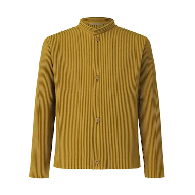 HOMME PLISSÉ ISSEY MIYAKE Solid Color Pleated Stand Collar Jacket HP28JD156-93