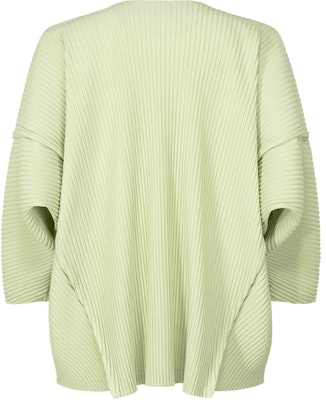 Homme Plissé Issey Miyake 綠色3/4袖經典褶皺男士T恤 HP46JK118-61 Lookbook Homme Plissé Issey Miyake 綠色3/4袖經典褶皺男士T恤 HP46JK118-61