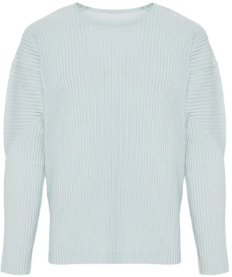 HOMME PLISSÉ ISSEY MIYAKE Baju Pelipat Lengan Panjang Biru Ais HP38JK183-77 Buy HOMME PLISSÉ ISSEY MIYAKE Baju Pelipat Lengan Panjang Biru Ais HP38JK183-77