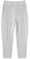 Homme Plissé Issey Miyake SS22 Pleated Elastic Pants Light Grey Casual. HP19JF151-11 Homme Plissé Issey Miyake SS22 Pleated Elastic Pants Light Grey Casual. HP19JF151-11