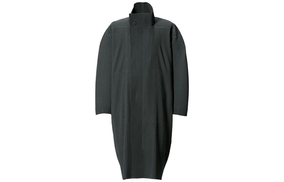 HOMME PLISSÉ ISSEY MIYAKE SS22 Pleated Turtleneck Long Sleeve Jacket Men HP03JA115-14