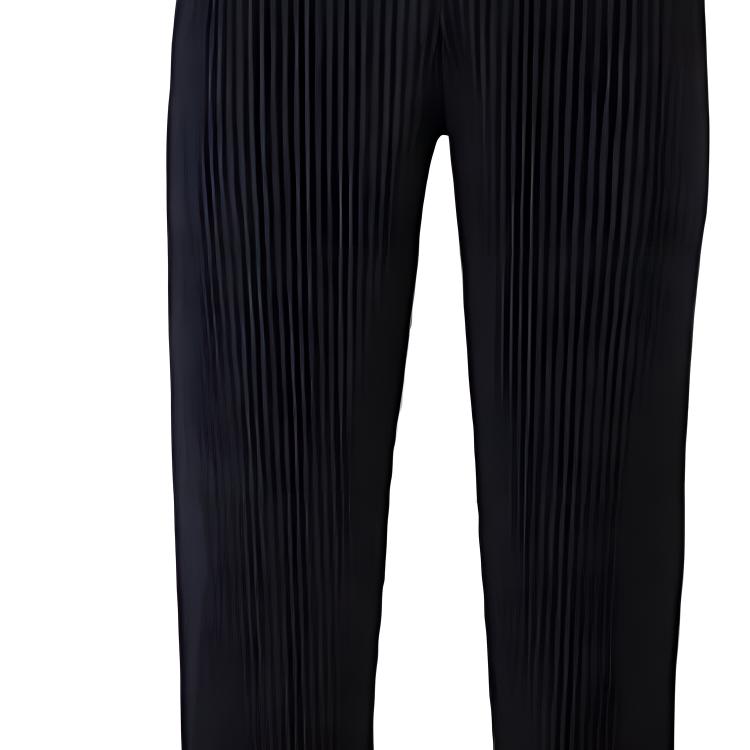 Purchase 三宅一生Homme Plissé SS23黑色男士褶皱直筒休闲裤 HP55JF350-15