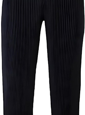 三宅一生Homme Plissé SS23黑色男士褶皱直筒休闲裤 HP55JF350-15 Purchase 三宅一生Homme Plissé SS23黑色男士褶皱直筒休闲裤 HP55JF350-15