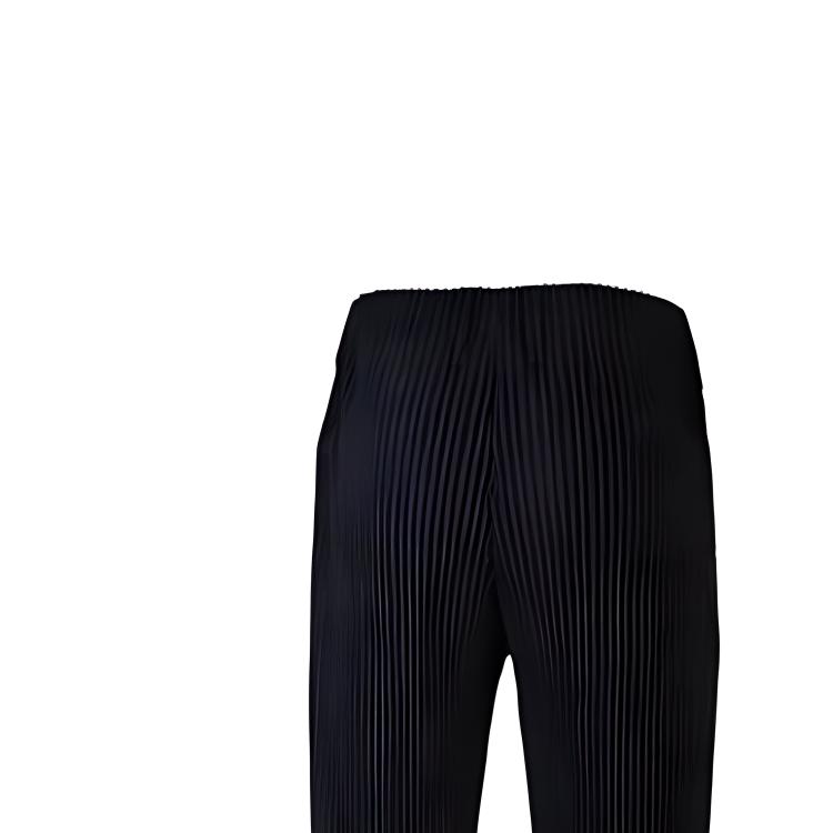 Sizing 三宅一生Homme Plissé SS23黑色男士褶皱直筒休闲裤 HP55JF350-15