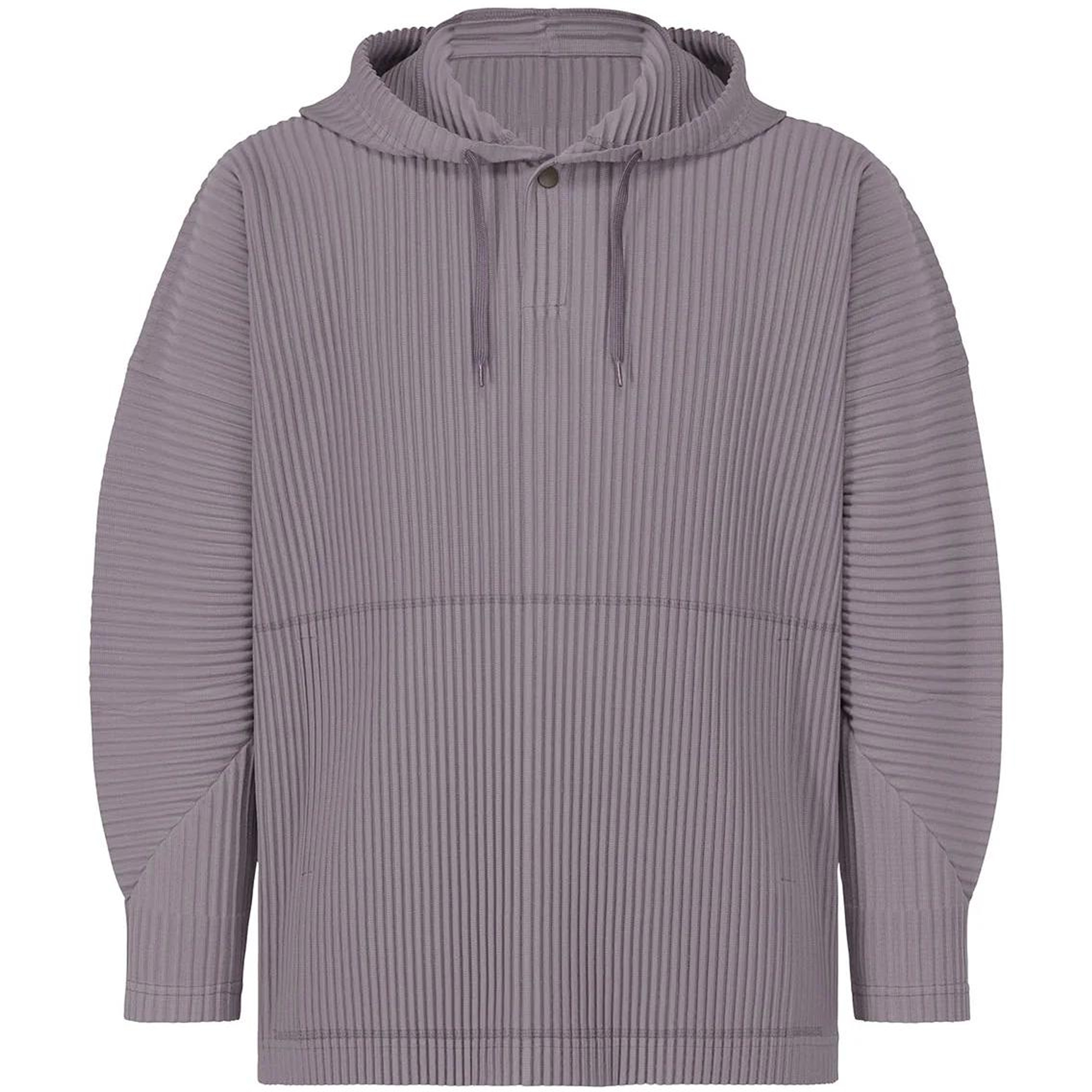 HOMME PLISSÉ ISSEY MIYAKE SS23 Purple Pleated Hoodie Pullover HP36JK106-82