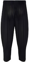 Homme Plissé Issey Miyake SS23 Solid Pleated Knit Pants Black HP55JF453-15 Homme Plissé Issey Miyake SS23 Solid Pleated Knit Pants Black HP55JF453-15