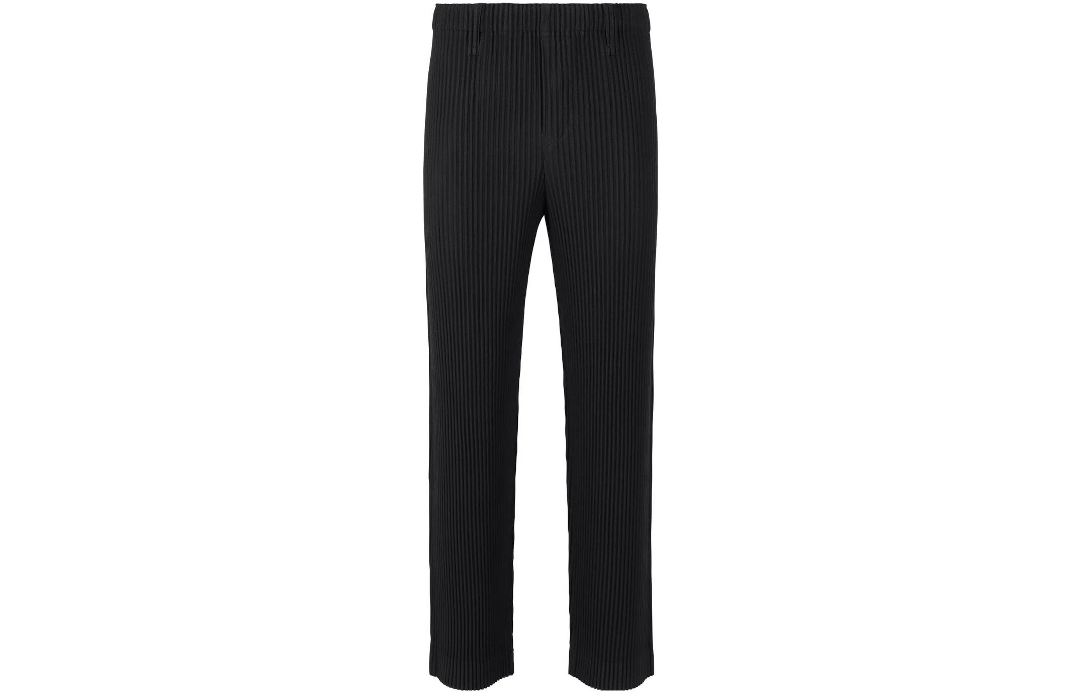 Order Homme Plissé Issey Miyake SS23 素色百褶直筒休閒褲 中腰 男裝褲。 HP55JF450-15
