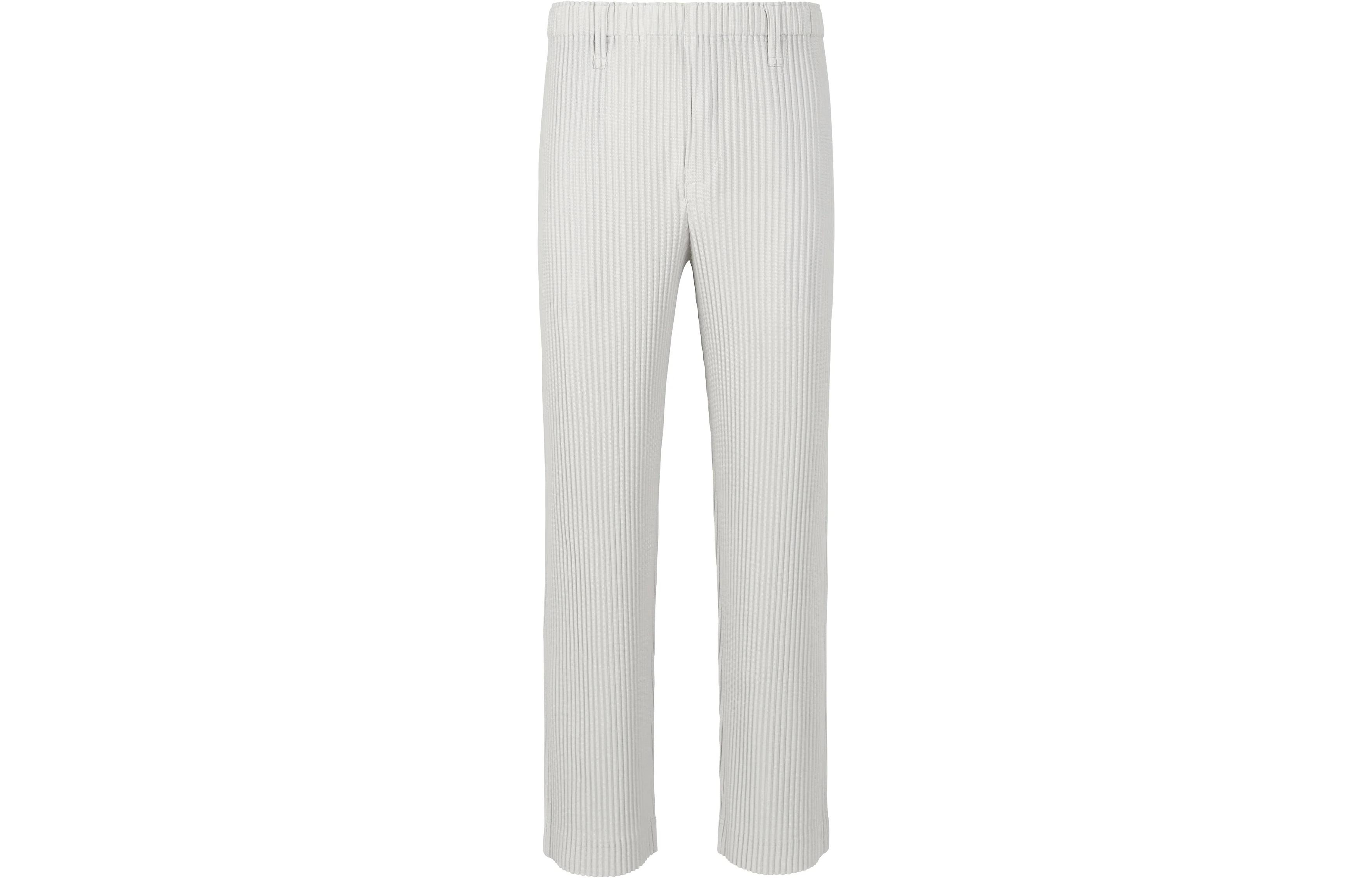 Purchase Homme Plissé Issey Miyake SS23 素色百褶直筒休閒褲 中腰 男裝褲。 HP55JF450-15