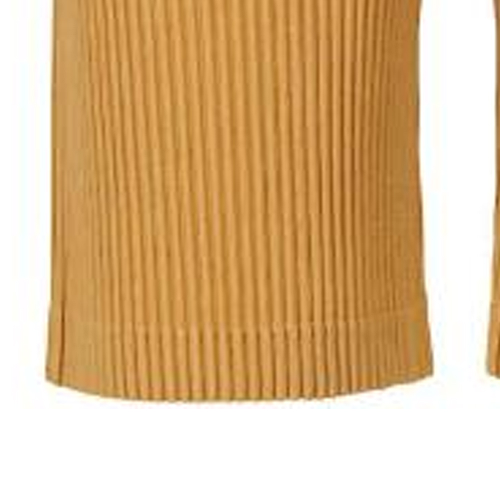 Sizing Homme Plissé Issey Miyake SS23 黃色百褶高腰短褲 休閒風格。 HP31JF129-53