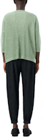 Purchase Homme Plissé Issey Miyake SS24 Green Solid 3/4 Sleeve Pullover Tee for Men. HP46JK191-62
