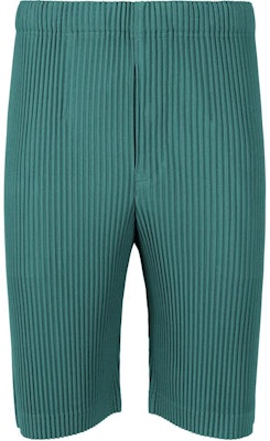 Homme Plissé Issey Miyake SS24 鐵藍色男士鬆身百褶短褲。 HP46JF124-63 Order Homme Plissé Issey Miyake SS24 鐵藍色男士鬆身百褶短褲。 HP46JF124-63