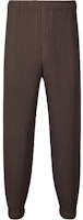 Homme Plissé Issey Miyake SS24 Mid-Waist Pleated Relaxed Pants Dark Brown Men. HP46JF129-47 Homme Plissé Issey Miyake SS24 Mid-Waist Pleated Relaxed Pants Dark Brown Men. HP46JF129-47