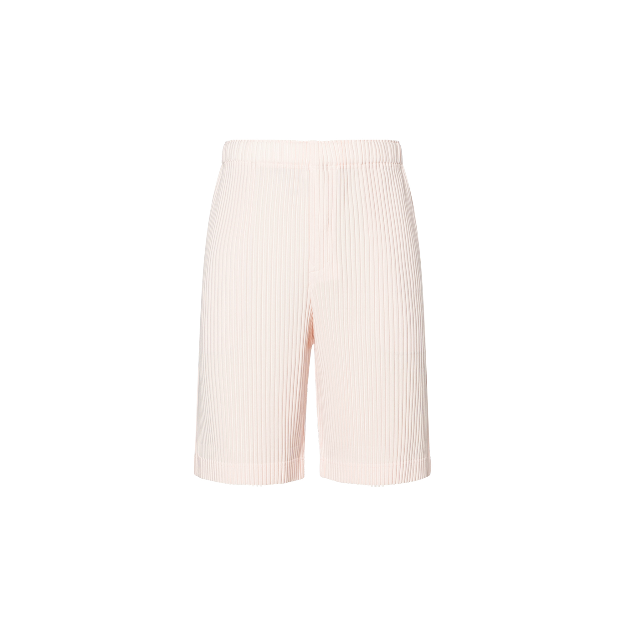Homme Plissé Issey Miyake SS24 Pink Slim Fit Elastic Waist Casual Shorts . HP48JF110-20