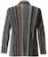 Lookbook Homme Plissé Issey Miyake 條紋修身長袖西裝外套 棕色 HP13JD180-42
