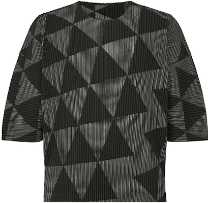 옴므 플리세 이세이 미야케 트라이앵글 메쉬 반팔 크루넥 티셔츠 HP33JK351-12 Buy 옴므 플리세 이세이 미야케 트라이앵글 메쉬 반팔 크루넥 티셔츠 HP33JK351-12