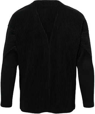 HOMME PLISSÉ ISSEY MIYAKE V領單排扣西裝外套 黑色 男裝 HP47JL441-15 Buy HOMME PLISSÉ ISSEY MIYAKE V領單排扣西裝外套 黑色 男裝 HP47JL441-15