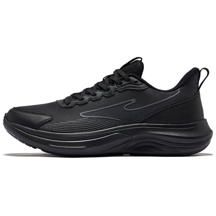 Hongxing Erke Cloudy City Jogging Water-Resistant Cushion Black Running Shoes 51124403226-004