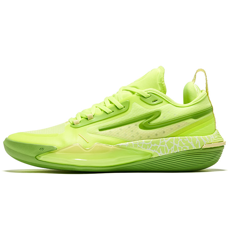 Hongxing Erke Qixi Low-Top Basketball Shoes Apple Green for Men. 51124304172-508
