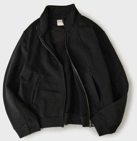 hoobs-daily-room-x-hoops-panel-mixed-zip-up-jersey-black-hvs-26-jk-70