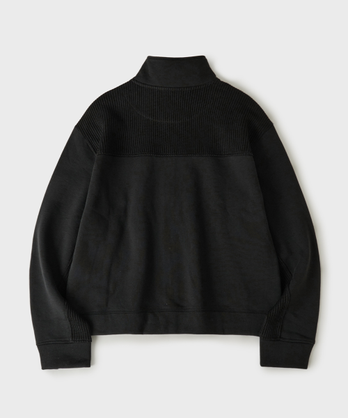 Order Hoobs [DailyRoom x HOOPS] Panel Mixed Zip-Up Jersey [Black] HVS26-JK70