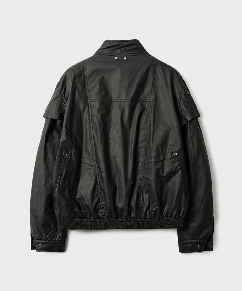 Lookbook Hoobs Defiant Wax Jacket [Black] HVS26-JK82