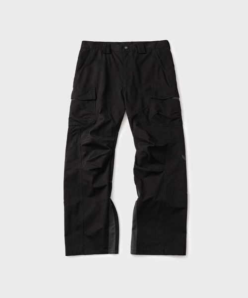 Order Hoobs Mixed Flare Cargo Pants [Black] HVS26-PT56