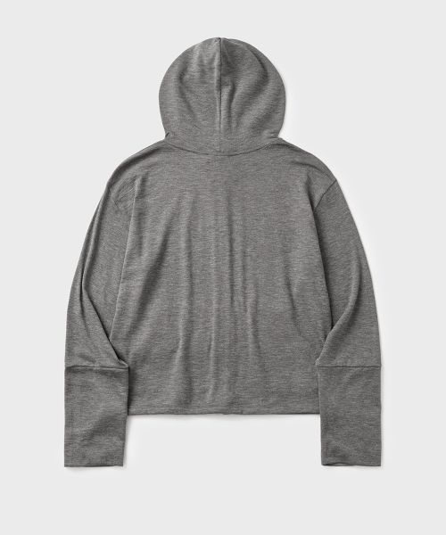 Lookbook Hoobs Regular Slub Hoodie Zip-Up [Grey] HVS26-JK95
