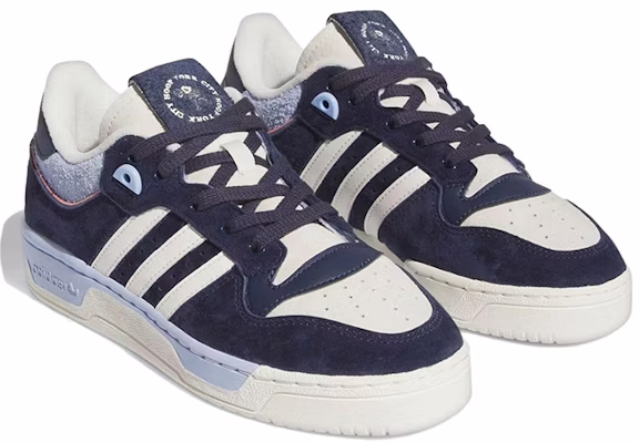 HOOP YORK CITY x adidas originals Rivalry 86 減震耐磨 低筒 板鞋 男款 藍白 Lookbook HOOP YORK CITY x adidas originals Rivalry 86 減震耐磨 低筒 板鞋 男款 藍白