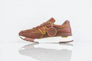 Horween Leather x New Balance 998 'Brown Burgundy Mix' M998DW Horween Leather x New Balance 998 'Brown Burgundy Mix' M998DW