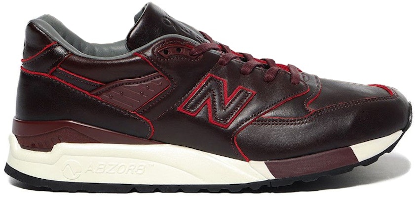 Horween x New Balance 998 Buatan AS 'Burgundy' M998WD Buy Horween x New Balance 998 Buatan AS 'Burgundy' M998WD