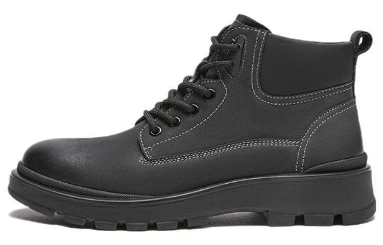 Hotwind Ankle Martin Boots 'First Layer Cowhide Casual' H95M2402