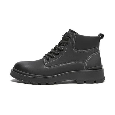 Hotwind Ankle Martin Boots 'First Layer Cowhide Casual'