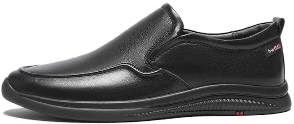 Hotwind Black Leather Slip-On Loafers for Men - Comfortable & Minimalist Design H19M1110 Buy Hotwind Black Leather Slip-On Loafers for Men - Comfortable & Minimalist Design H19M1110