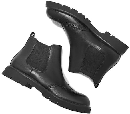 Hotwind Chelsea Boot 'First Layer Cowhide Black' H93M2810 Shop Hotwind Chelsea Boot 'First Layer Cowhide Black' H93M2810