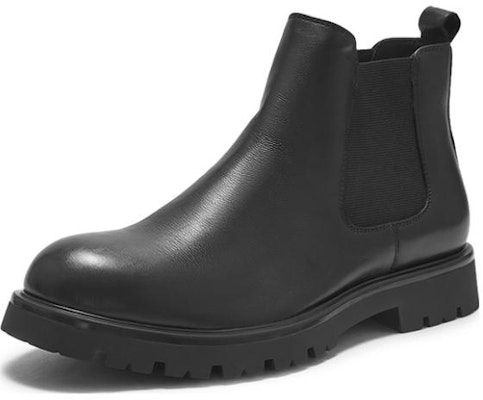 Hotwind 切爾西靴 '頭層牛皮時尚休閒黑' H93M2809 Order Hotwind 切爾西靴 '頭層牛皮時尚休閒黑' H93M2809