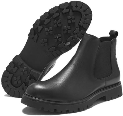 Hotwind 切爾西靴 '頭層牛皮時尚休閒黑' H93M2809 Shop Hotwind 切爾西靴 '頭層牛皮時尚休閒黑' H93M2809