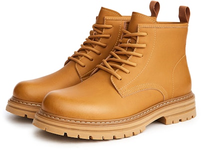 热风经典马丁靴“双层牛皮休闲百搭”短靴 H95M2401 7