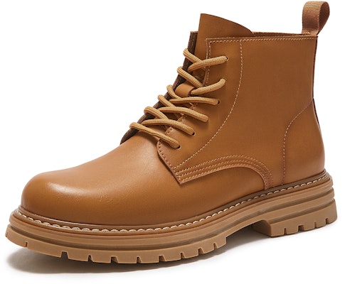 Hotwind Classic Ankle Height Martin Boots 'Double-Layer Cowhide Casual Versatile' H95M2401 2