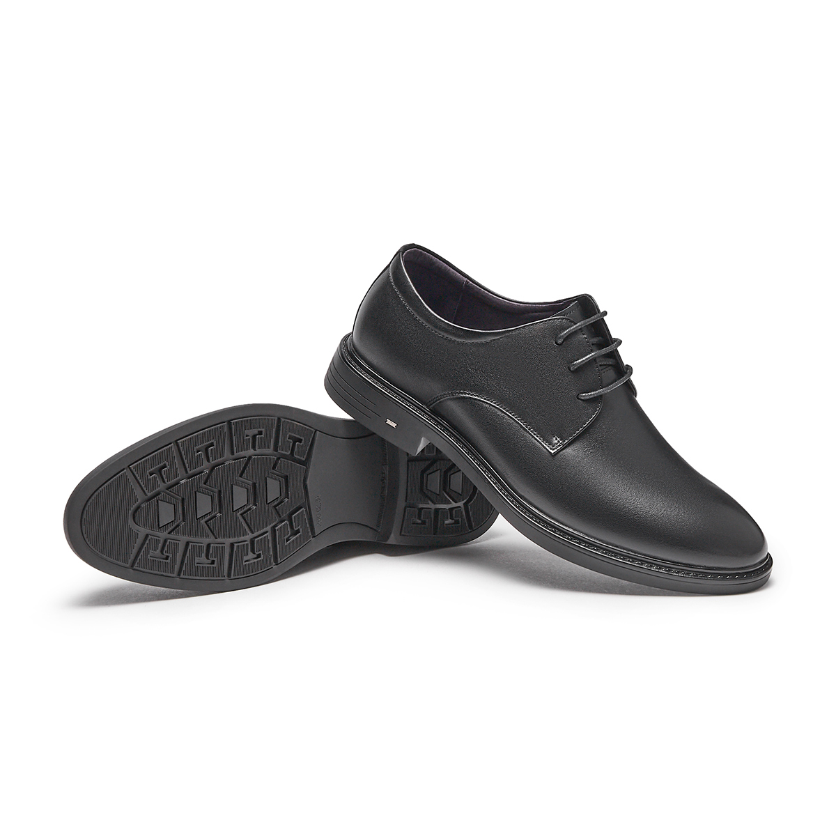 Purchase ホットウィンド クラシックドレスシューズ 'ブラックヴィンテージレザー' H43M3717