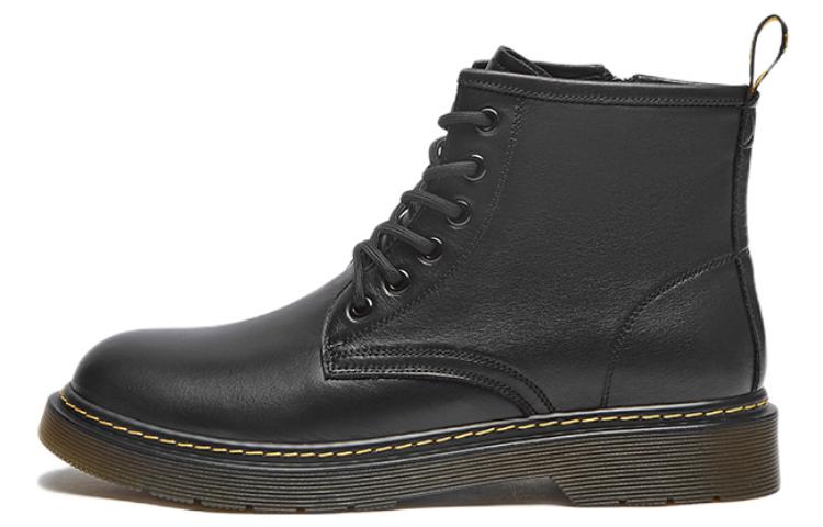 Buy 핫윈드 클래식 패션 캐주얼 두꺼운 솔 숏 마틴 부츠 '블랙' H95M2808