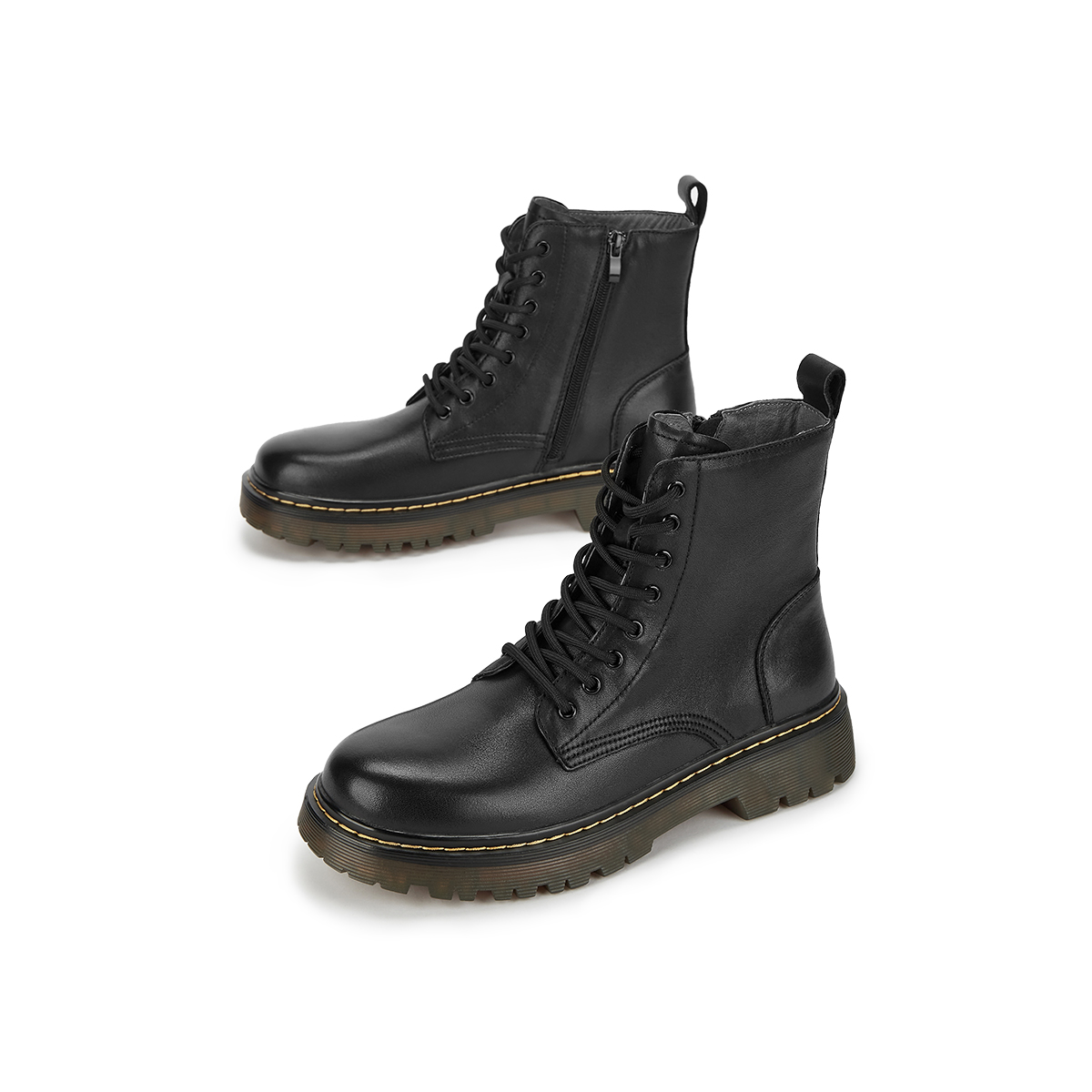 Lookbook ホットウィンド クラシック ショートブーツ 'ブラック ブリティッシュスタイル' H95M1422